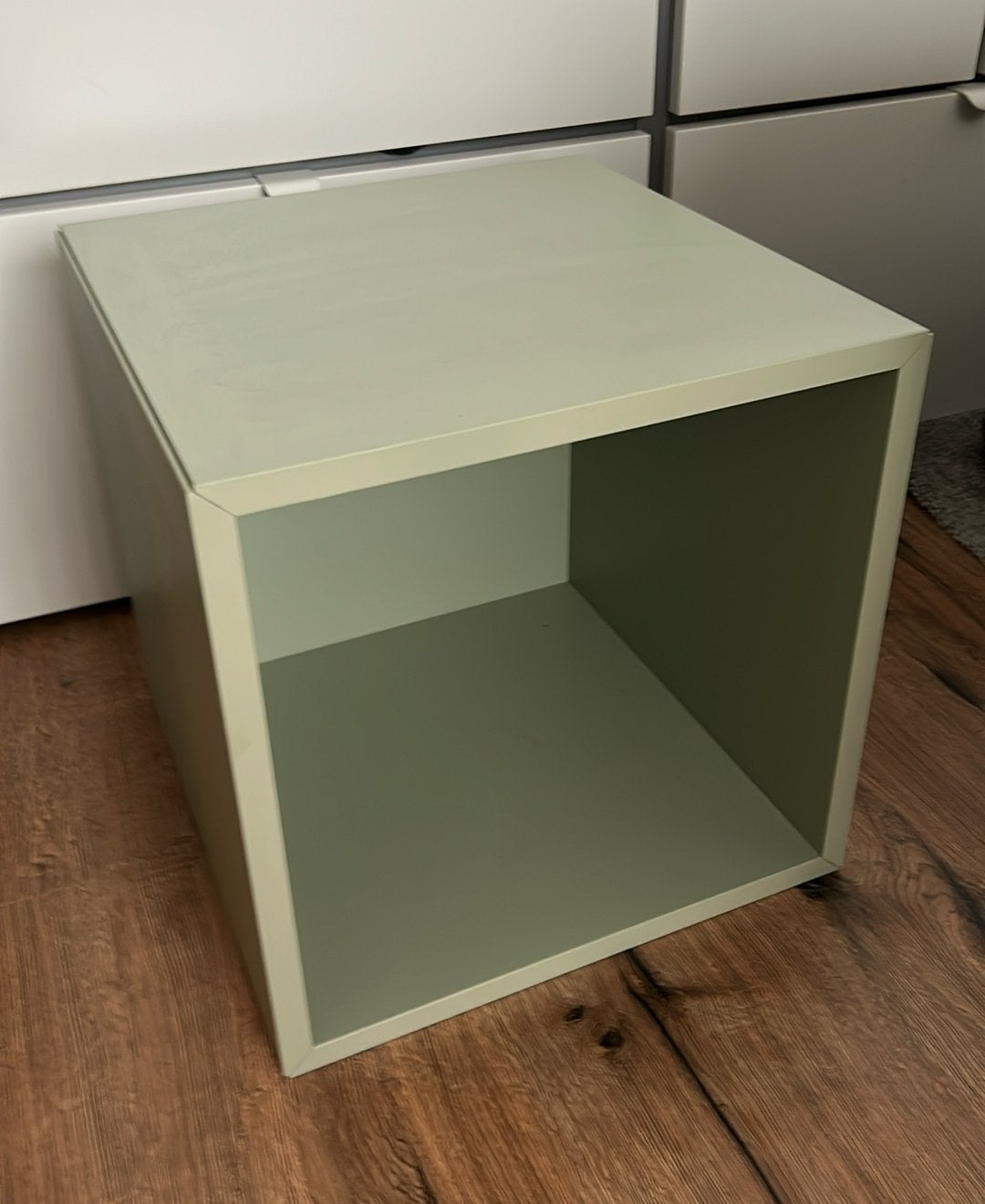 Ikea Eket wandkastje met wandrail, Ophalen, Zo goed als nieuw, Minder dan 150 cm, Minder dan 100 cm