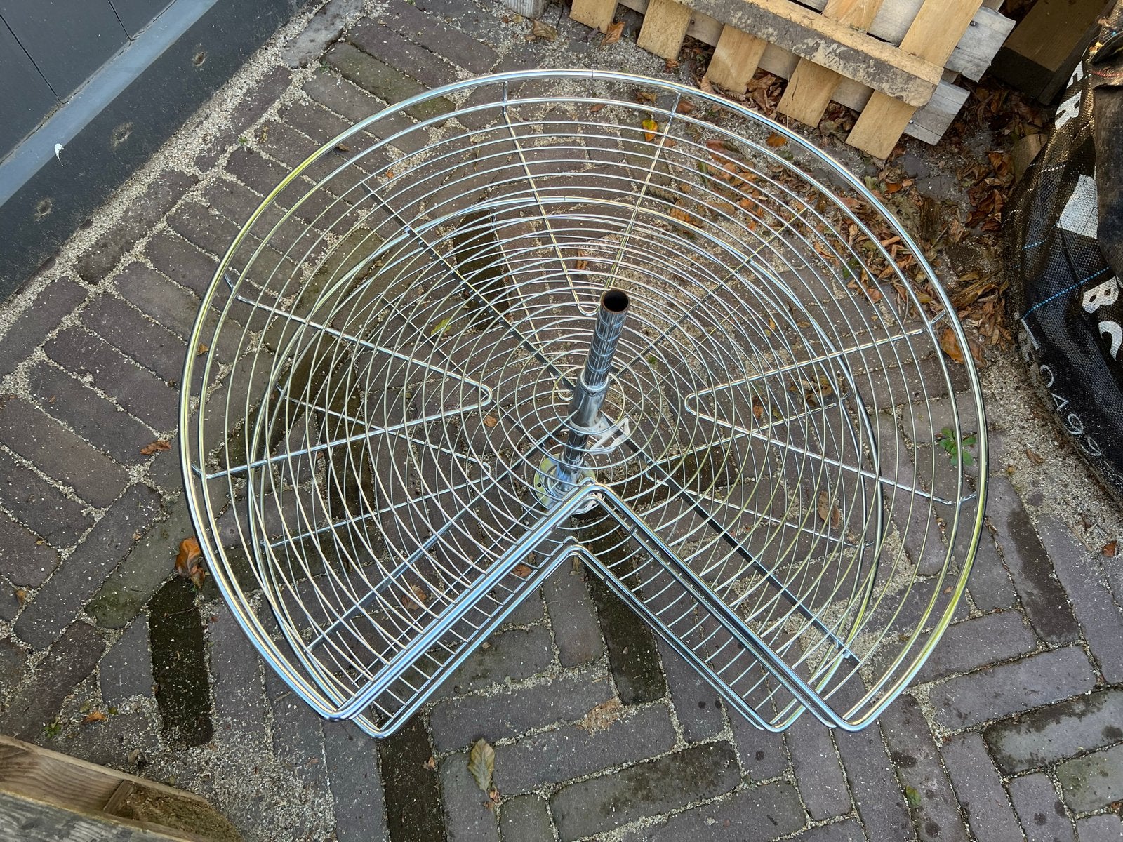 Metalen Keukencarrousel - Hoekkast Opbergsysteem, Ophalen, Zilver, Metaal, Overige typen