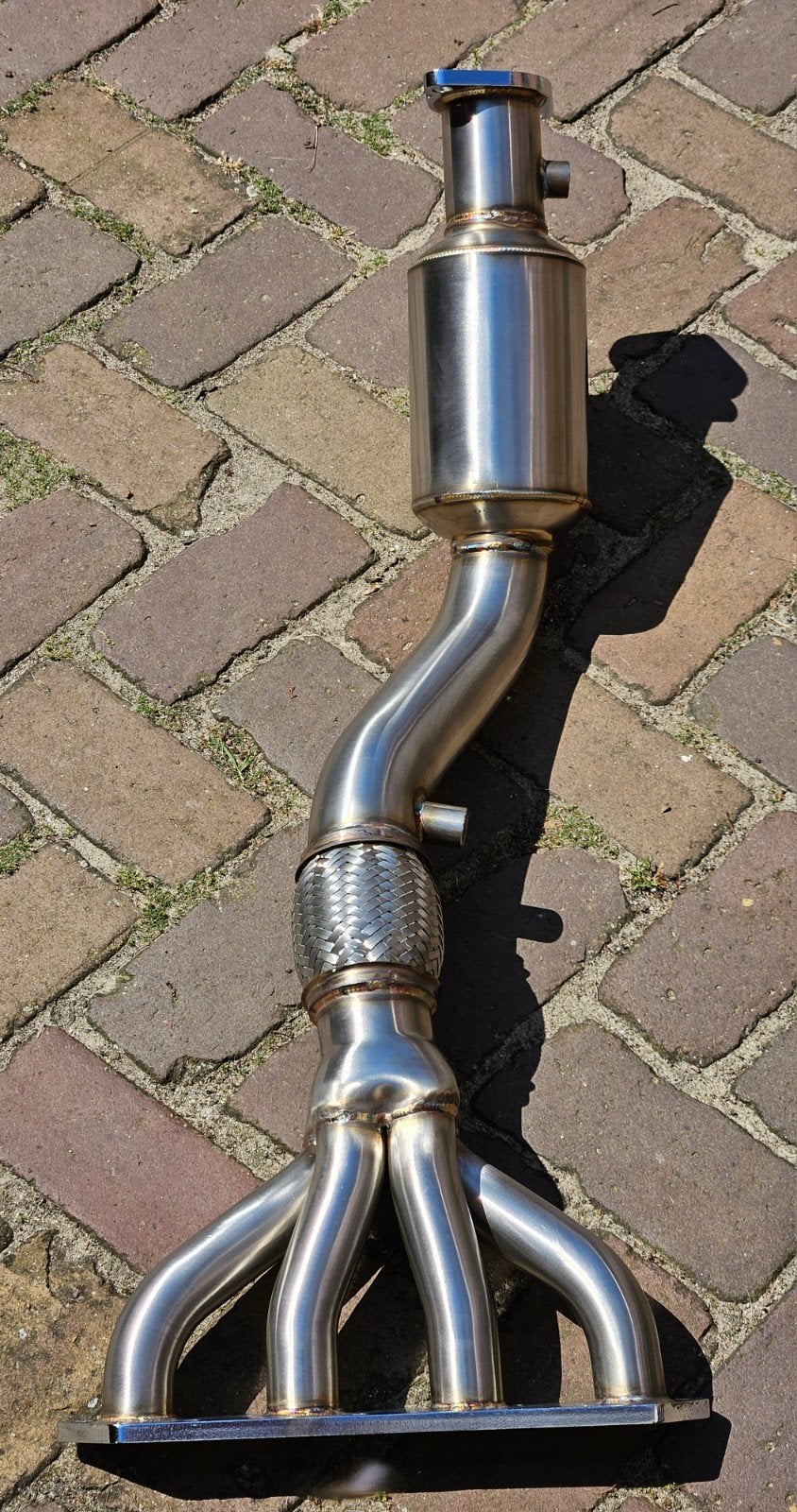 Uitlaat rvs spruitstuk 200 cells MINI R50 R52 R53 COOPER S, Ophalen of Verzenden, PERFORMANCE-EXHAUST.NL, INFO@PERFORMANCE-EXHAUST.NL