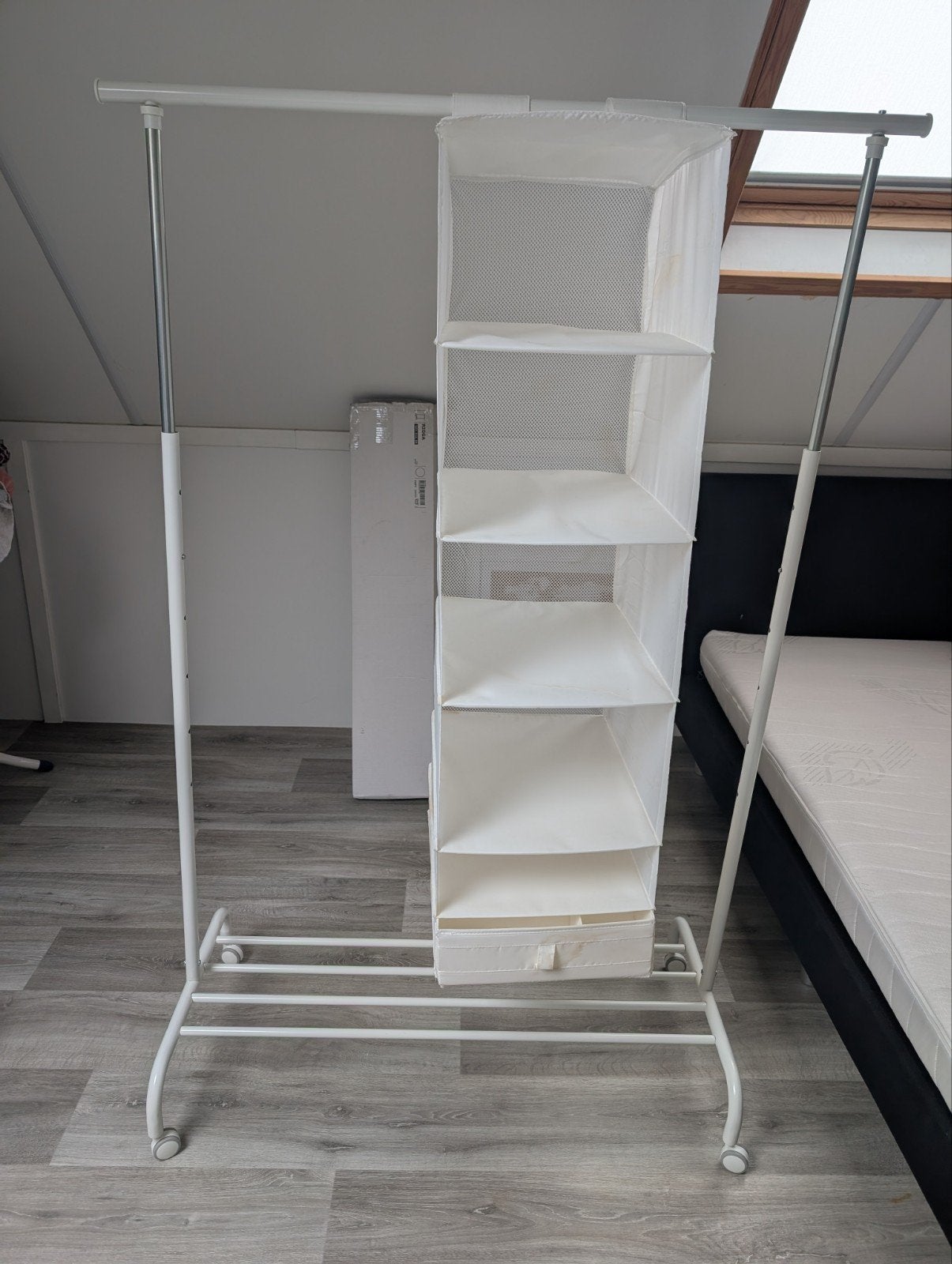 Ikea kledingrek met opberger, Ophalen of Verzenden