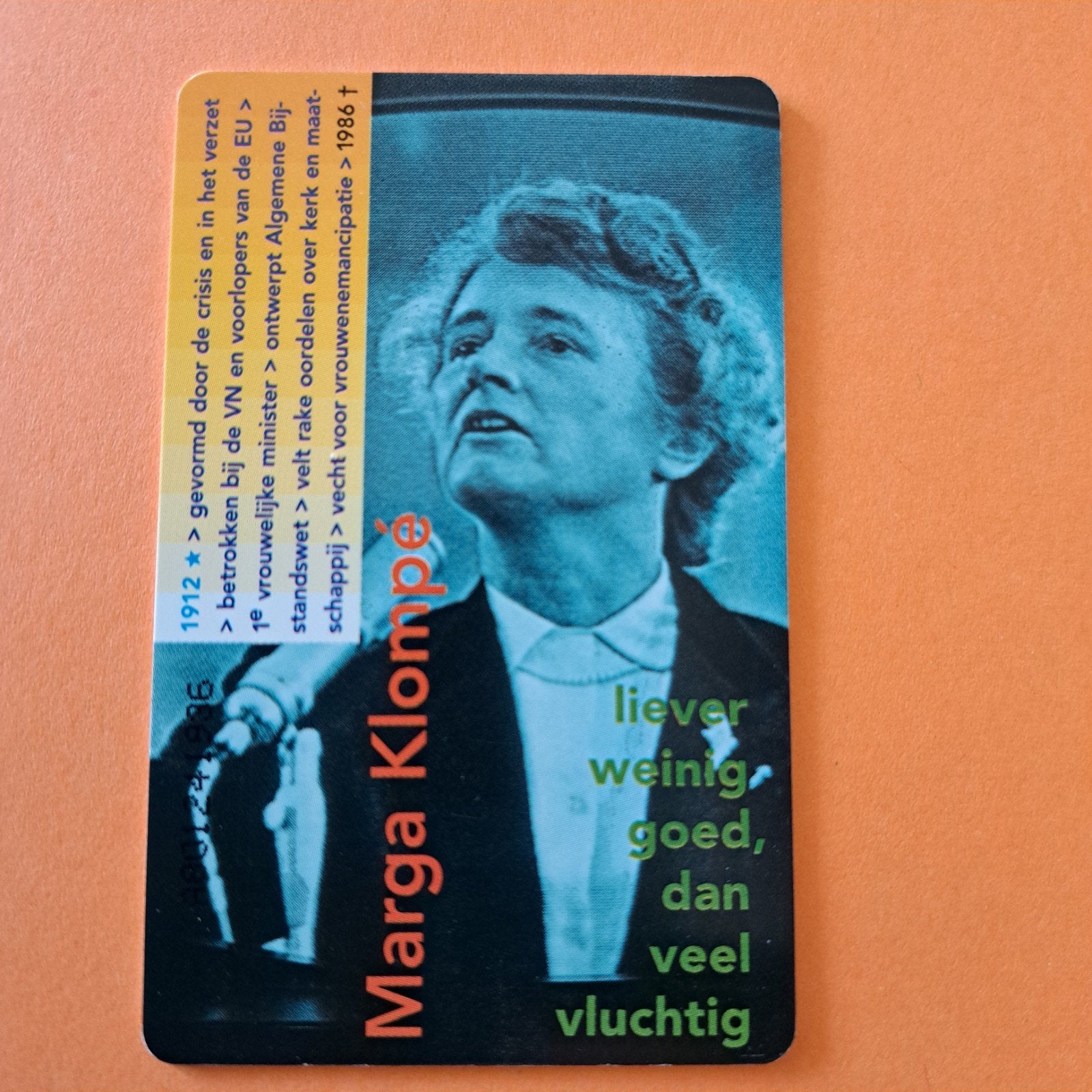 KPN Telecom telefoonkaart: Marga Klompé & Dolle Mina, Ophalen of Verzenden, Nederland