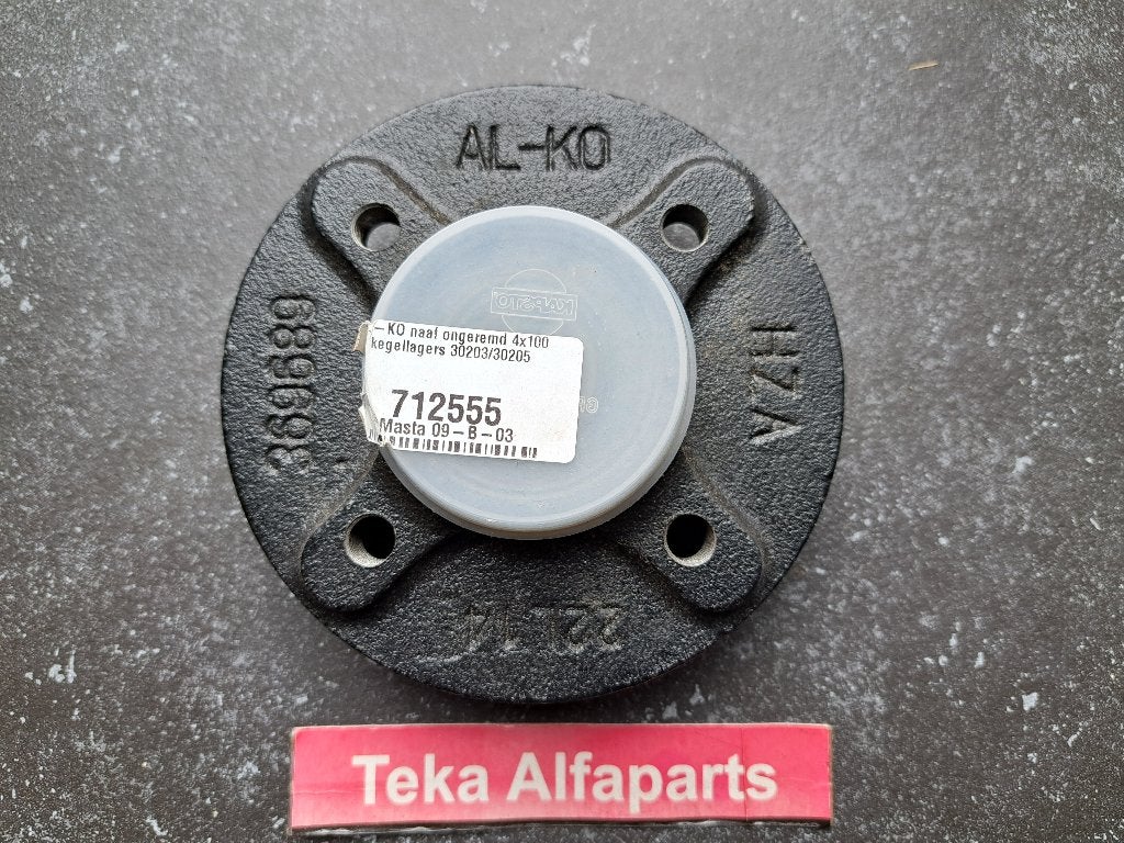 Aanhanger Remnaaf ongeremd AL-KO 1369684 369689 712555 4x100, Ophalen of Verzenden, Nieuw