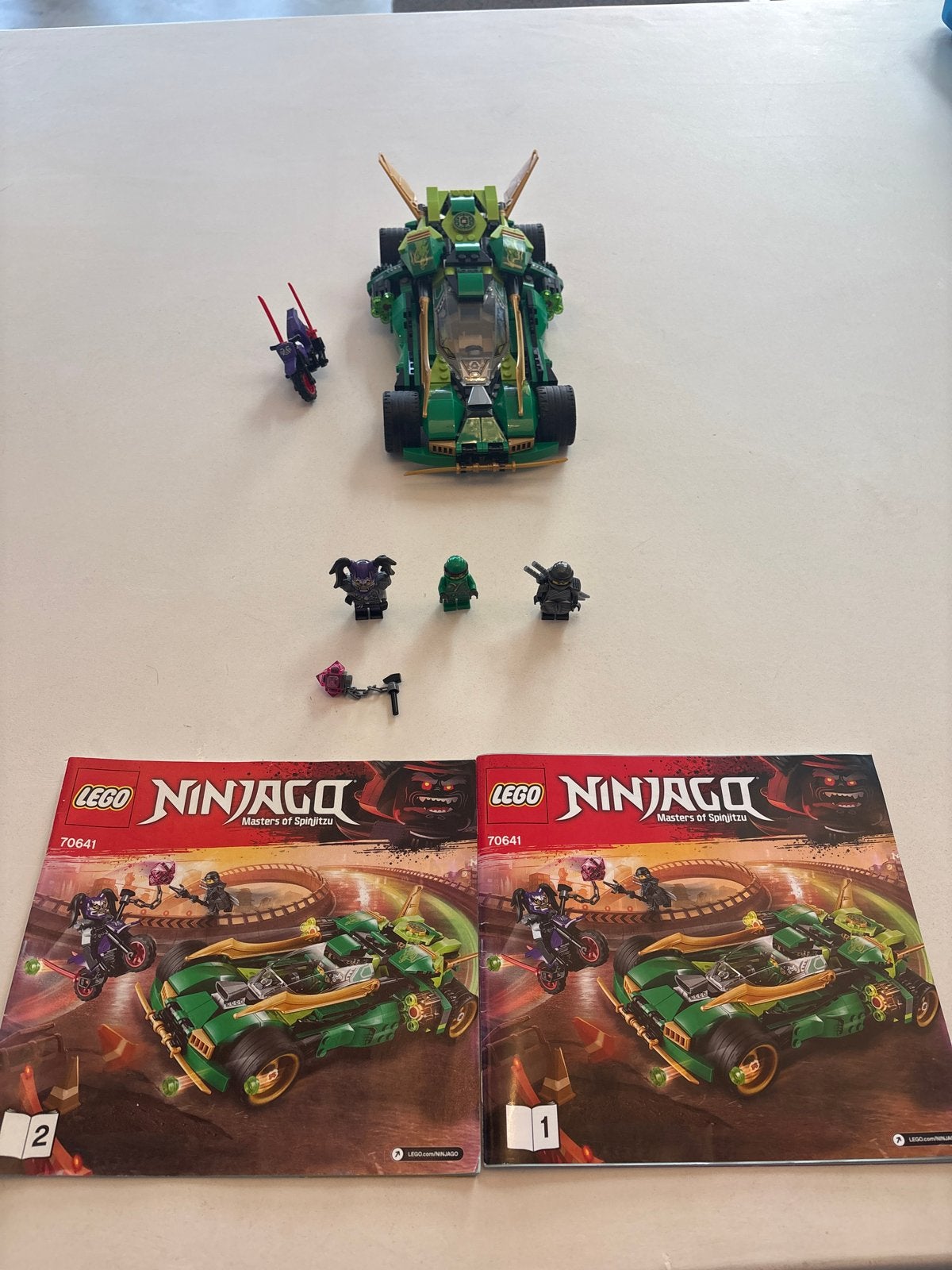Lego Ninjago 70641 Lloyd's Nightcrawler, Gebruikt, Lego, Ophalen of Verzenden, Inclusief minifiguren