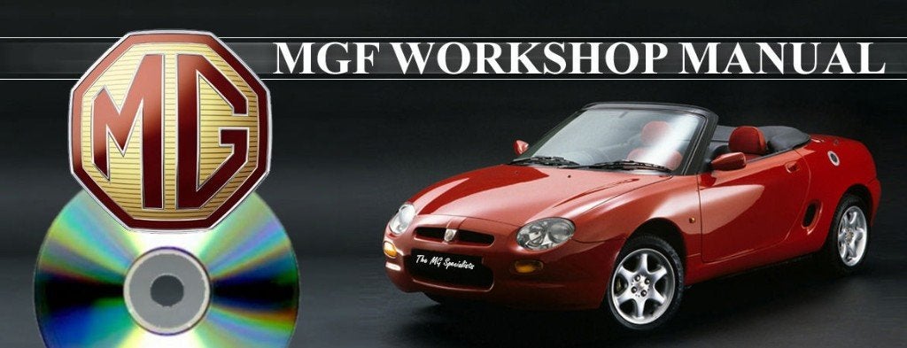MG F Workshop manual op DVD in PDF formaat, Verzenden