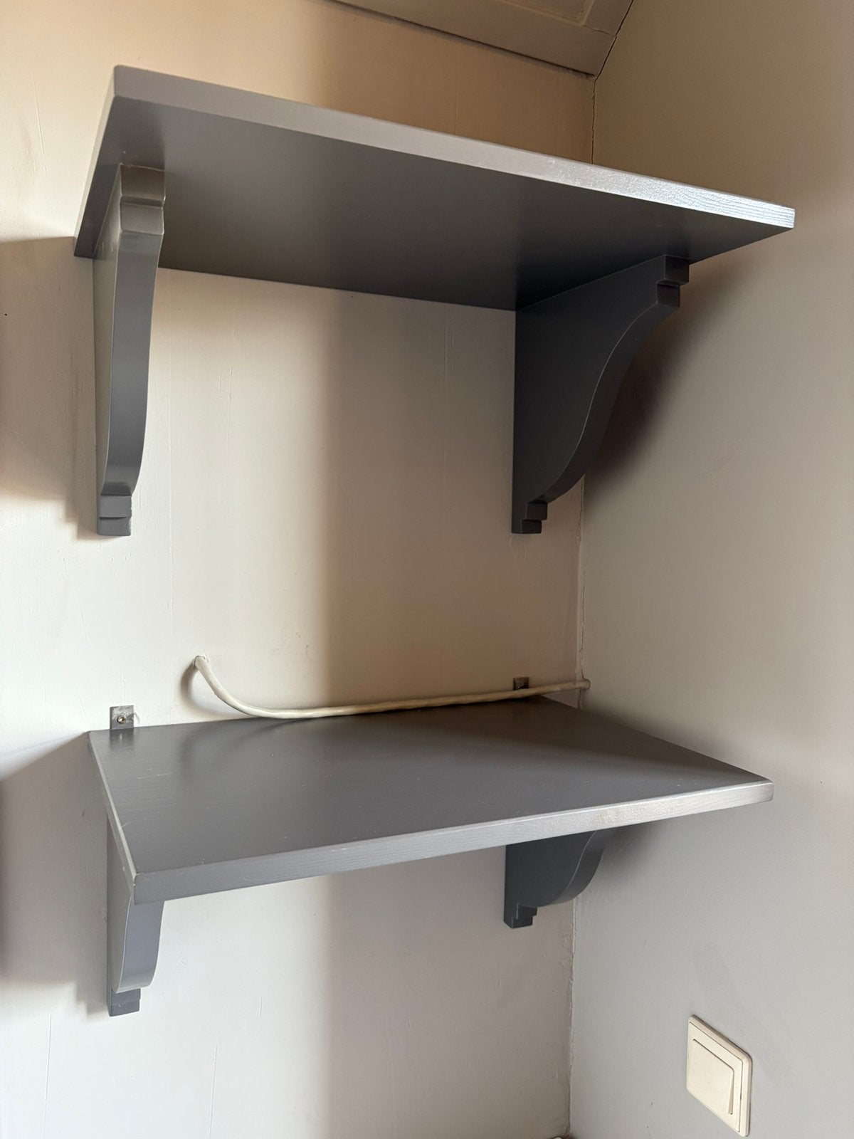 1 wandplank/ schap / brocante plank, Huis en Inrichting, Woonaccessoires | Wandplanken en Boekenplanken, Ophalen, Gebruikt