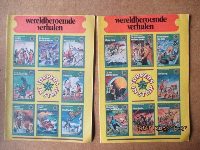 adv5531 wereldberoemde verhalen achtergrond, Boeken, Stripboeken, Eén stripboek, Ophalen, Gelezen