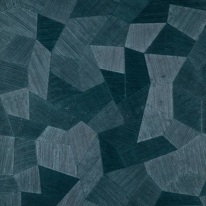2 rollen Arte Monsoon 2.0 - Facet - Deep Ocean behang (75305, Huis en Inrichting, Ophalen, Overige typen, Blauw, Arte