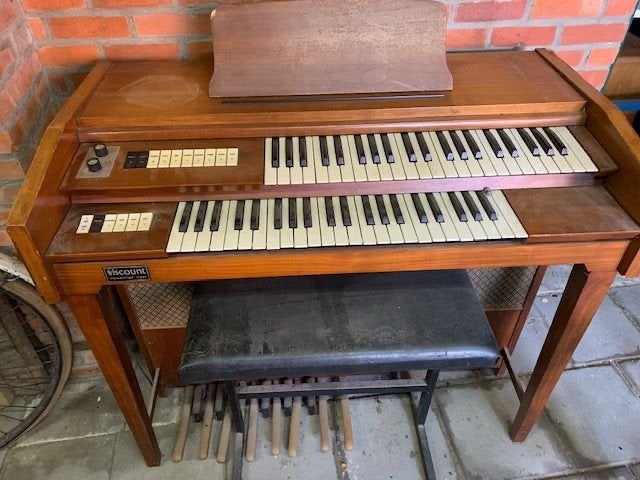 Viscount Transistorized Orgel C2 - Vintage Elektronisch Orge, Muziek en Instrumenten, Ophalen of Verzenden, Gebruikt, 2 klavieren