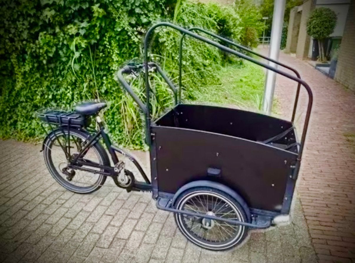Vogue Troy | Elektrische Bakfiets | Incl. Extra Accessoires, Fietsen en Brommers, Fietsen | Bakfietsen, Zo goed als nieuw, Overige merken