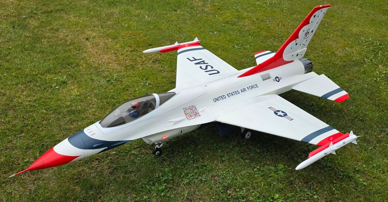 F-16 Thunderbirds USAF, Ophalen, Zo goed als nieuw, Elektro, RTF (Ready to Fly)