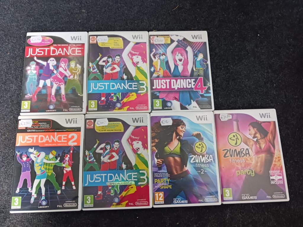Nintendo wii just dance spellen prijzen zie omschrijving, Muziek, Ophalen of Verzenden, Zo goed als nieuw, 3 spelers of meer