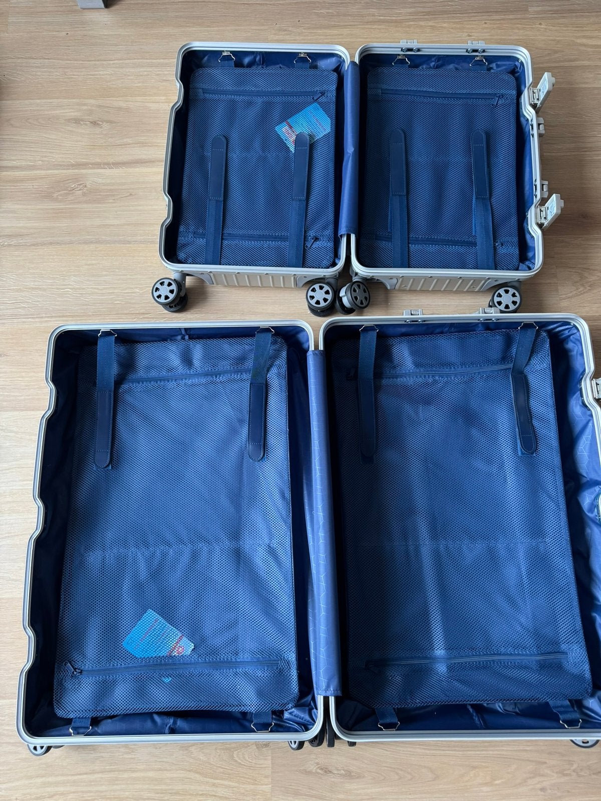 Rimowa koffers - ruimbagage & handbagage - zo goed als nieuw, Sieraden, Tassen en Uiterlijk, Hard kunststof, Zo goed als nieuw