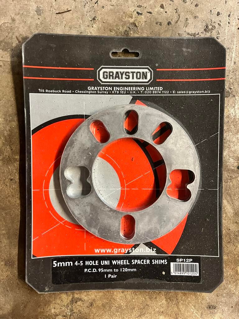 Universele spacers 5mm, Ophalen of Verzenden, Nieuw