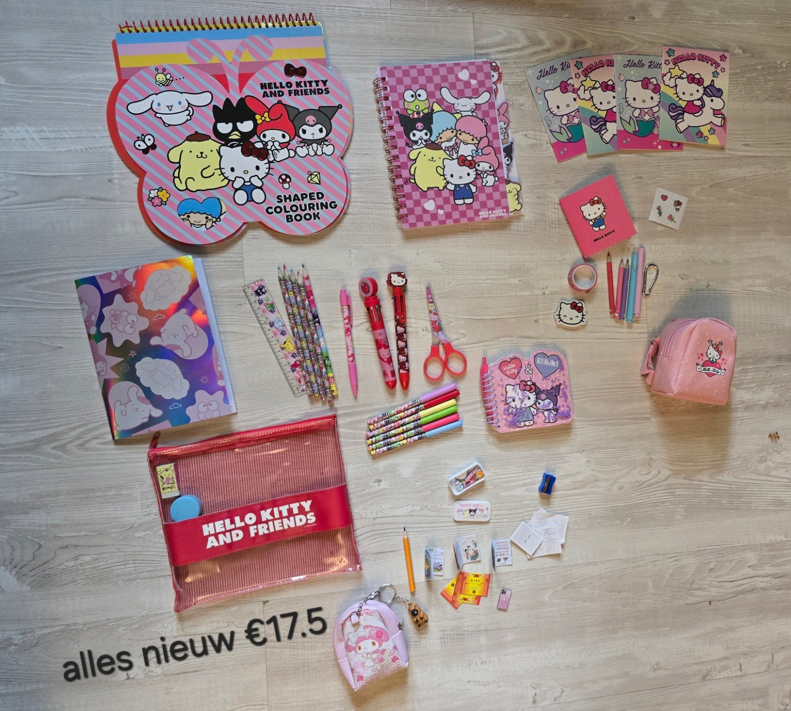 hello kitty schrijfwaren teken spullen alles nieuw, Diversen, Ophalen