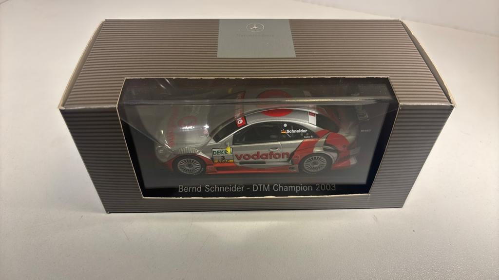 Mercedes c klasse dtm champion 2003 minichamps 1.43, Auto, Ophalen of Verzenden, MiniChamps, A