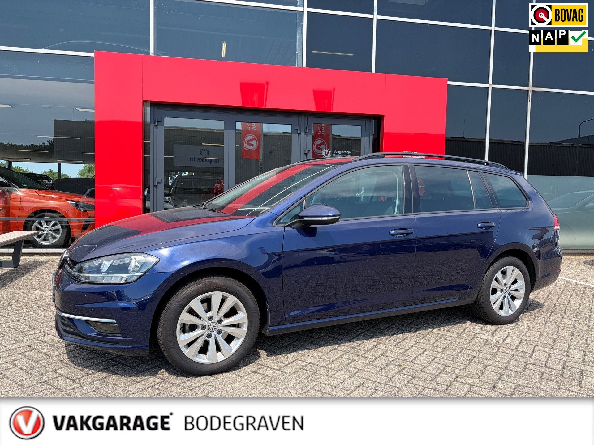 Volkswagen Golf Variant 1.0 TSI Comfortline AUTOMAAT, Auto's, Volkswagen, Stof, Gebruikt, Blauw, Automatische klimaatregeling
