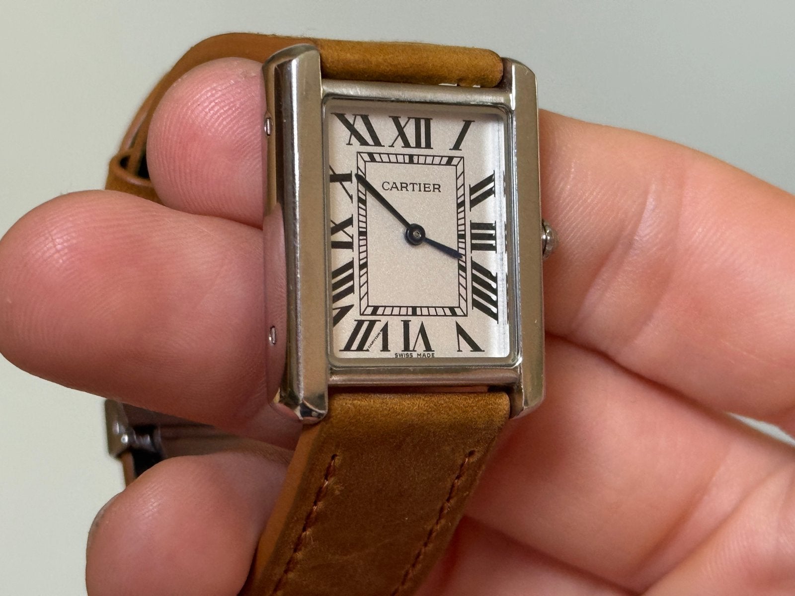 Cartier Tank medium, Verzenden
