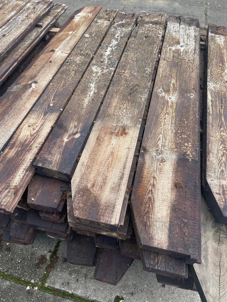 Damwandplanken, Tuin en Terras, Palen, Balken en Planken, Ophalen, Gebruikt, Minder dan 180 cm, Planken