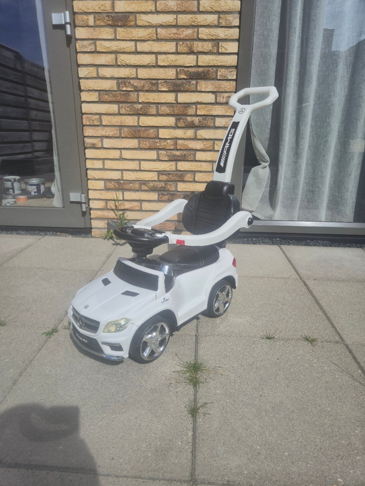 Mercedes-Benz loopauto met duwstang, Kinderen en Baby's, Ophalen, Gebruikt