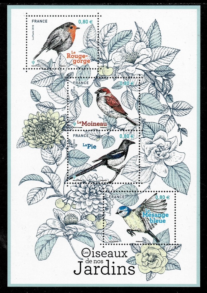 Jaar 2018 Yv F 5239 Bloc Salon Paris Philex 2018. Les oiseau, Ophalen of Verzenden, Postfris