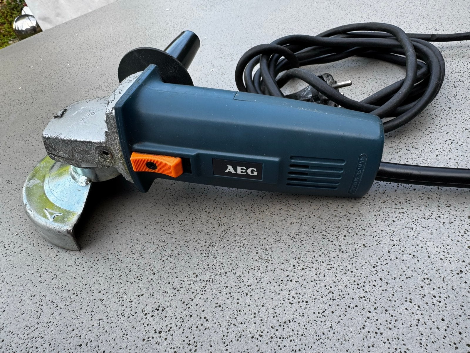AEG WS 480 Haakse slijpmachine - Gebruikt, Ophalen of Verzenden, Gebruikt, Minder dan 700 watt, Haakse handslijpmachine