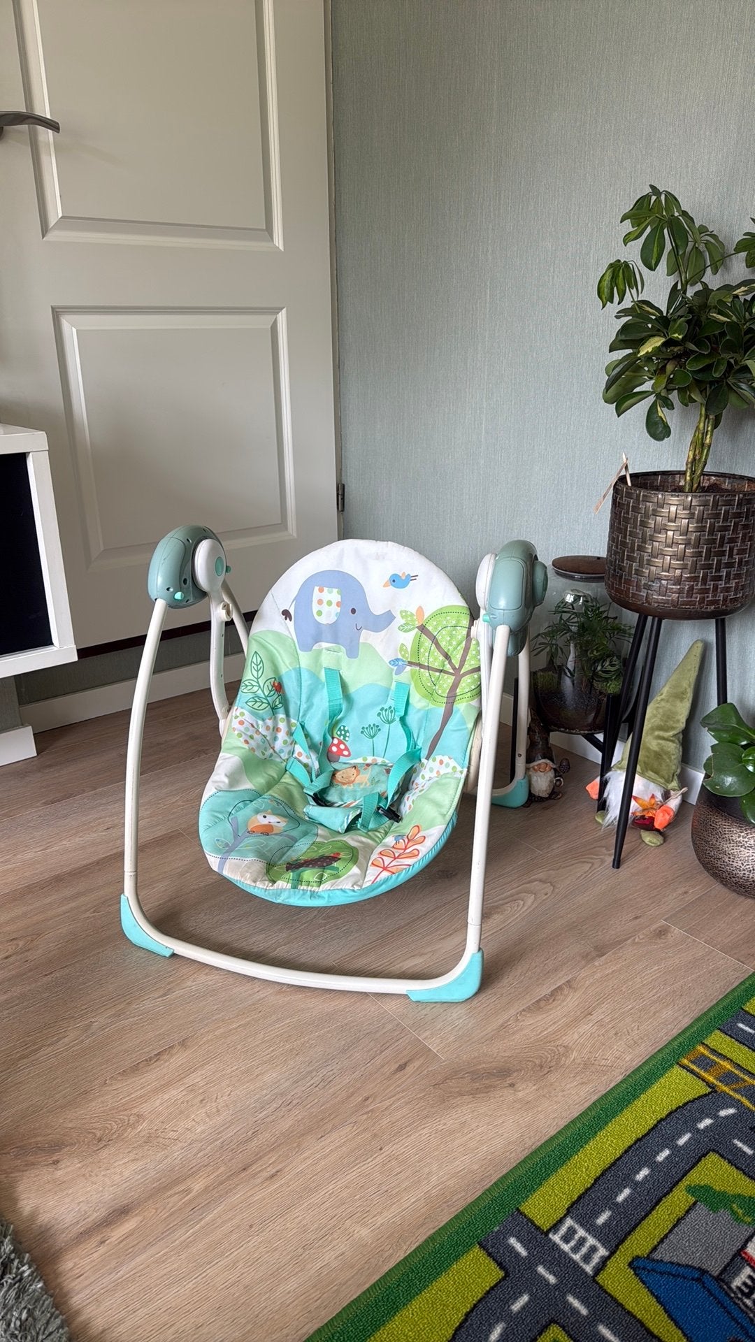 Schommelstoel baby, Kinderen en Baby's, Wipstoeltjes, Ophalen, Gebruikt, Schommelstoel, Verstelbaar