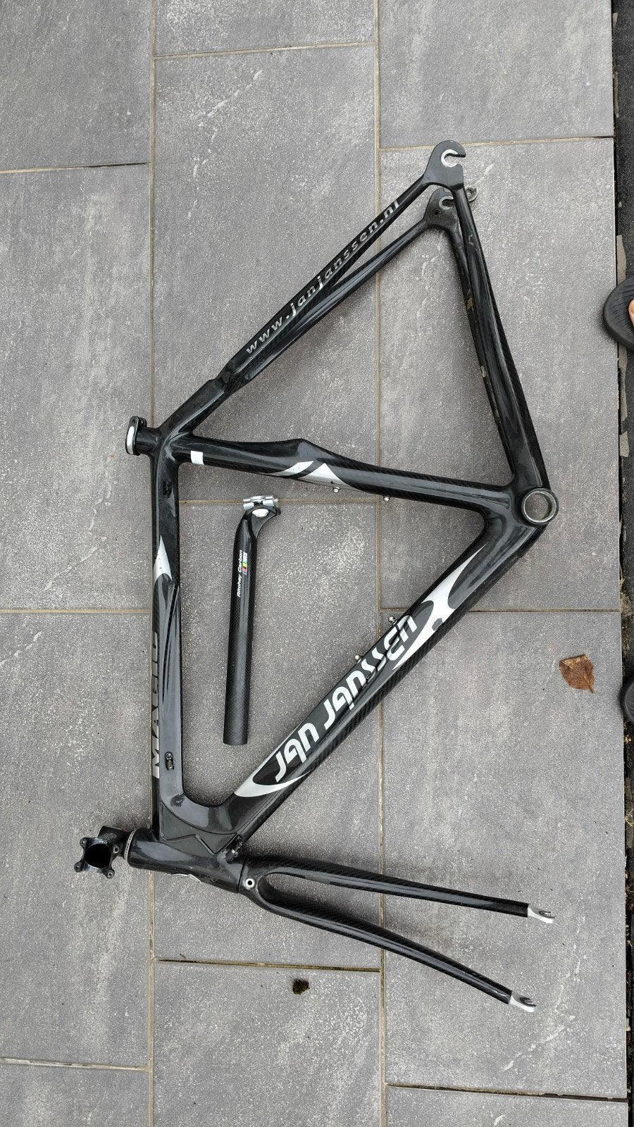Jan Janssen carbon frame maat 51, Overige merken, 28 inch, Gebruikt, Carbon