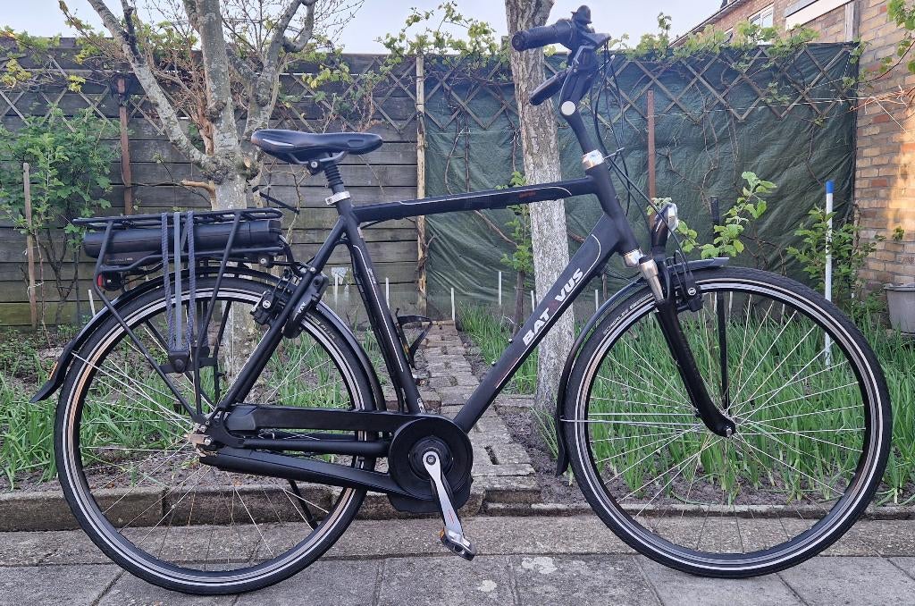E-bike Batavus Garda heren, Sterke Accu & Bosch middenmotor, Fietsen en Brommers, Elektrische fietsen, Ophalen, Gebruikt, Batavus
