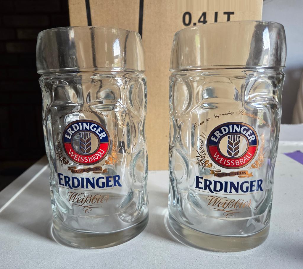 Erdinger Weissbier bierpul 50 cl., Verzenden, Nieuw, Pul(len), Overige merken