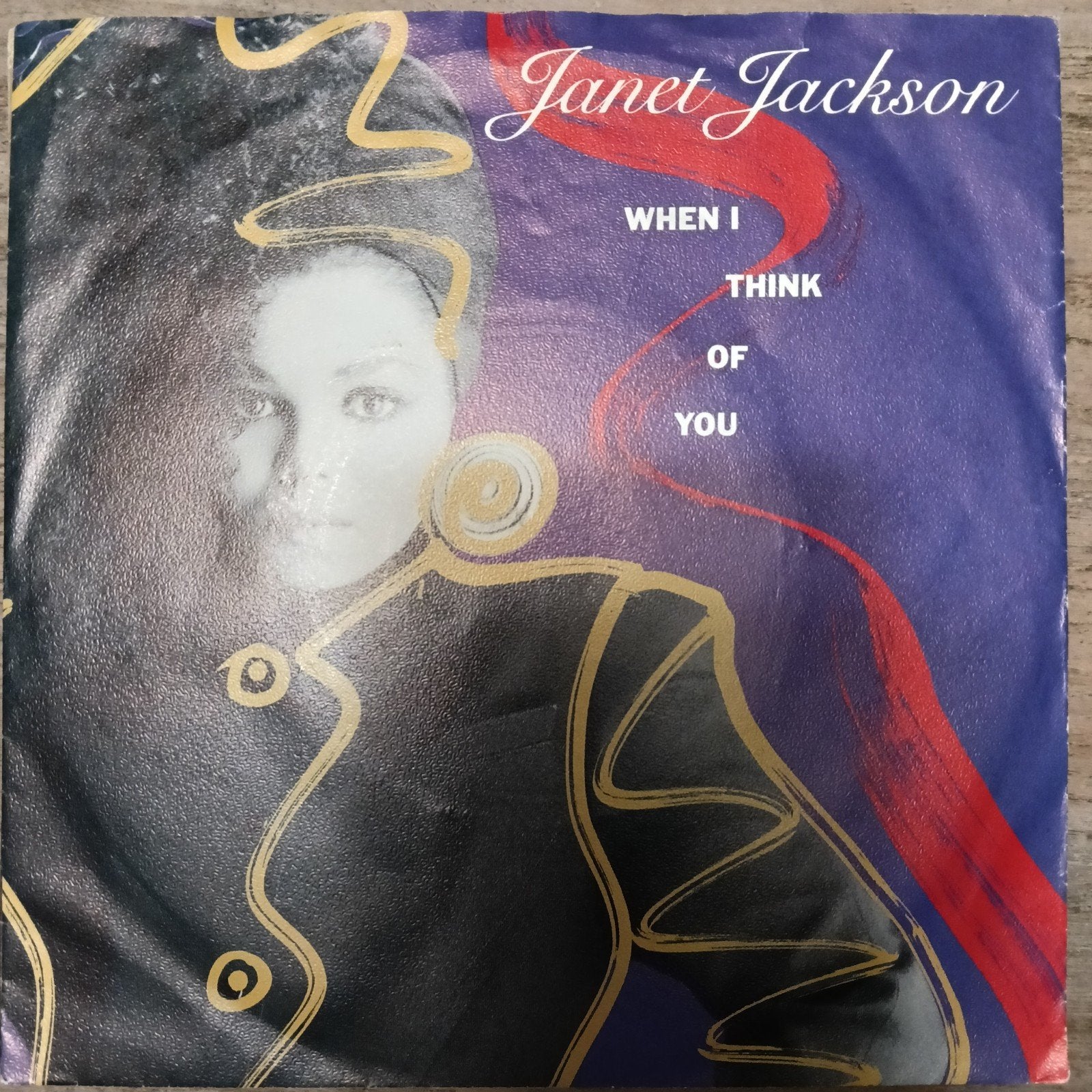 Janet Jackson When I think of you, Cd's en Dvd's, Vinyl Singles, Ophalen of Verzenden, Gebruikt, Pop