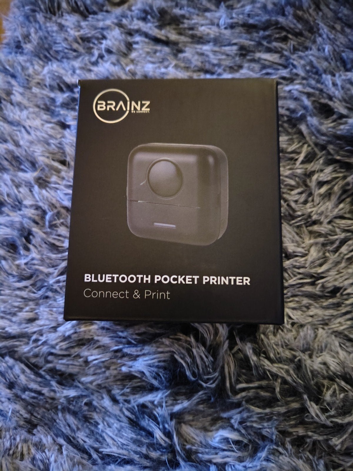 Brainz Bluetooth Pocket Printer Zwart - Compact & Draagbaar, Computers en Software, Zwart-en-wit printen, Printer, Nieuw, Thermo-printer