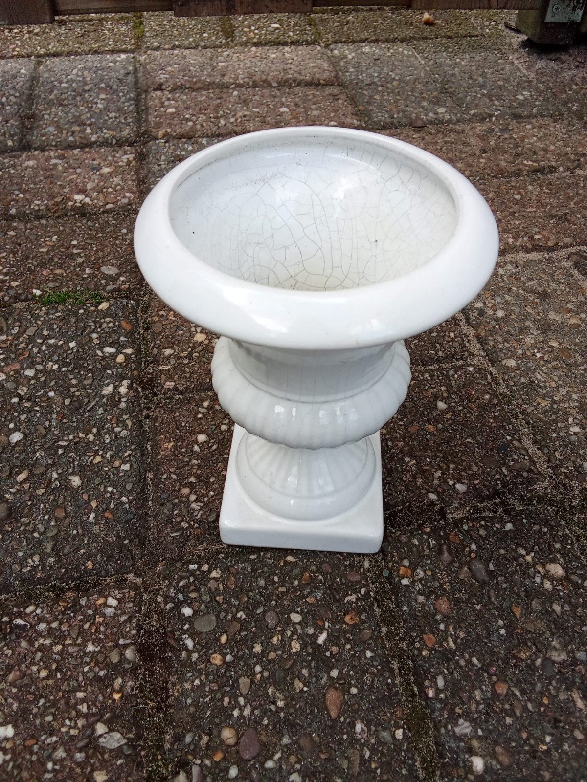 Antieke Porceleyne Fles Delfts wit vaas, Antiek en Kunst, Ophalen of Verzenden