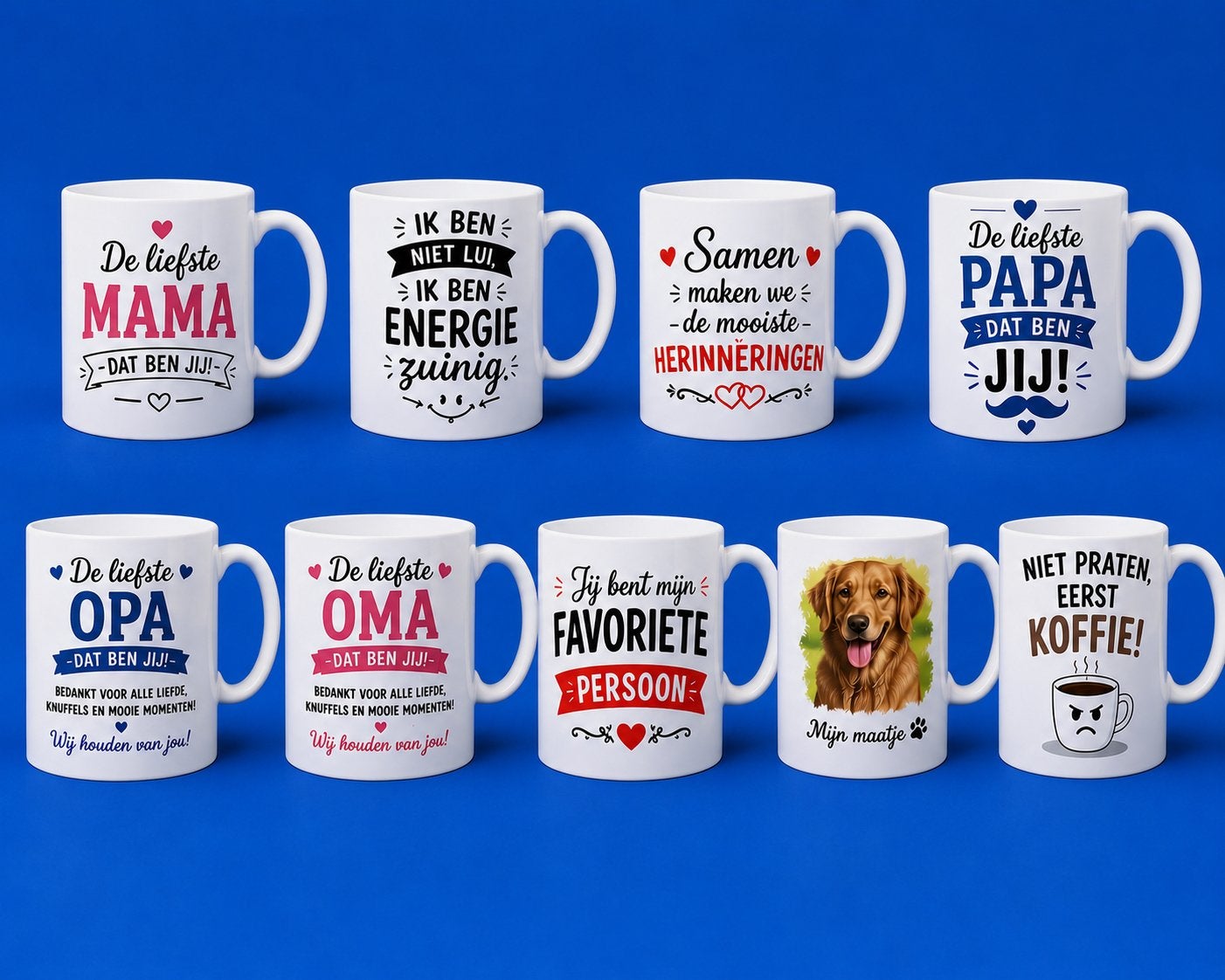Unieke gepersonaliseerde mokken – jouw ontwerp, jouw stijl!, Ophalen of Verzenden, Nieuw