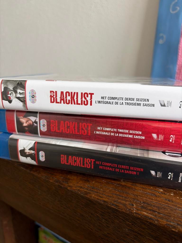 The Blacklist Seizoen 1, 2 en 3 Blu-ray, Cd's en Dvd's, Blu-ray, Ophalen of Verzenden, Gebruikt, Thrillers en Misdaad, Boxset