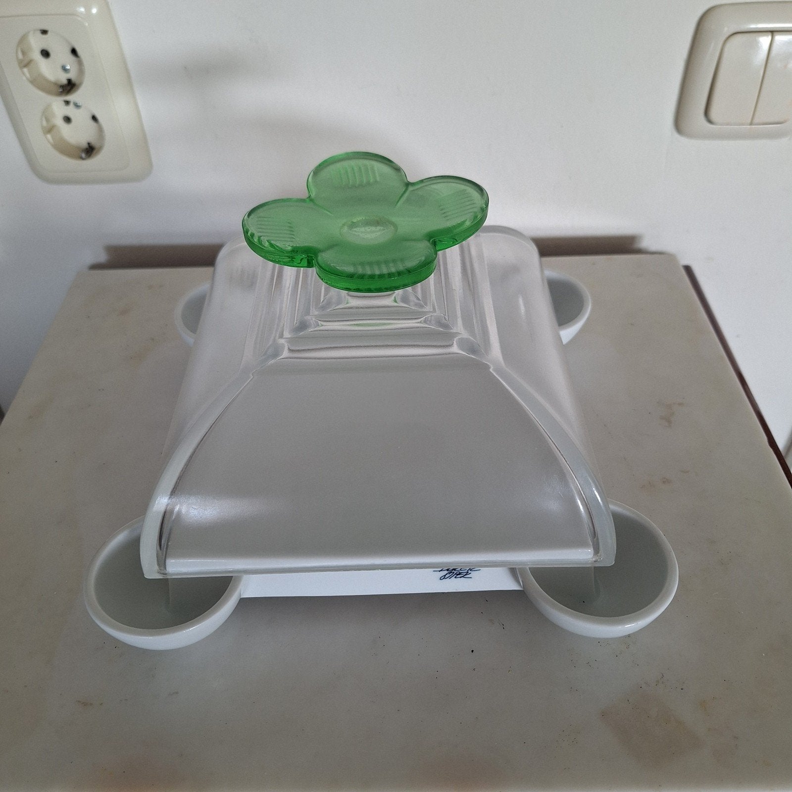 Borek Sipek Stolp - Uniek Design Glazen Stolp, Glas, Ophalen of Verzenden, Zo goed als nieuw, Handgemaakt