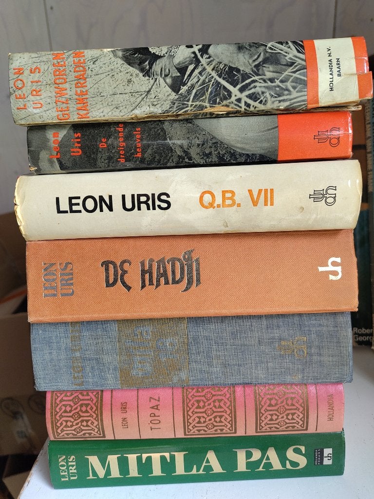 Leon Uris - 7 boeken (gratis), Boeken, Romans, Ophalen, Gelezen, Leon Uris, Nederland