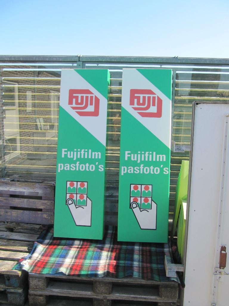 reclame lichtbak Fuji Film, Verzamelen, Merken en Reclamevoorwerpen, Ophalen, Gebruikt, Reclamebord