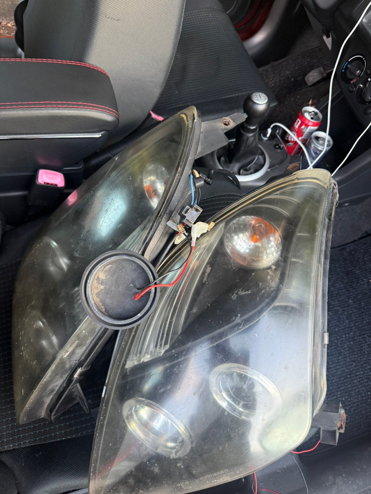 Custom Koplampen Suzuki Swift Mk3 (2004-2010) (Angel eyes), Ophalen, Suzuki