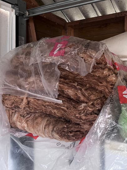 Gratis isolatie, Doe-het-zelf en Verbouw, Isolatie en Afdichting, Ophalen, 4 tot 8 cm, Steenwol, Zo goed als nieuw