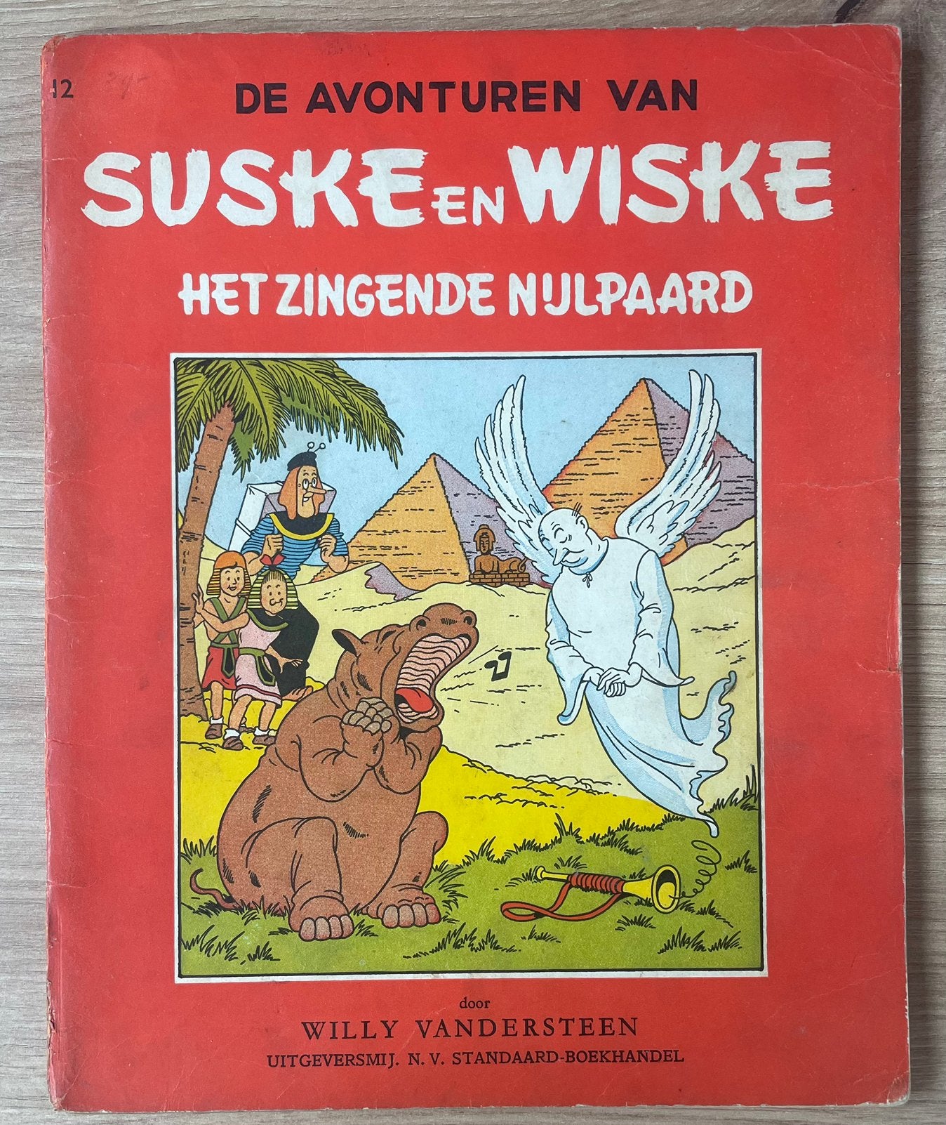 Suske en Wiske, het zingende nijlpaard, Eén stripboek, Ophalen of Verzenden, Zo goed als nieuw