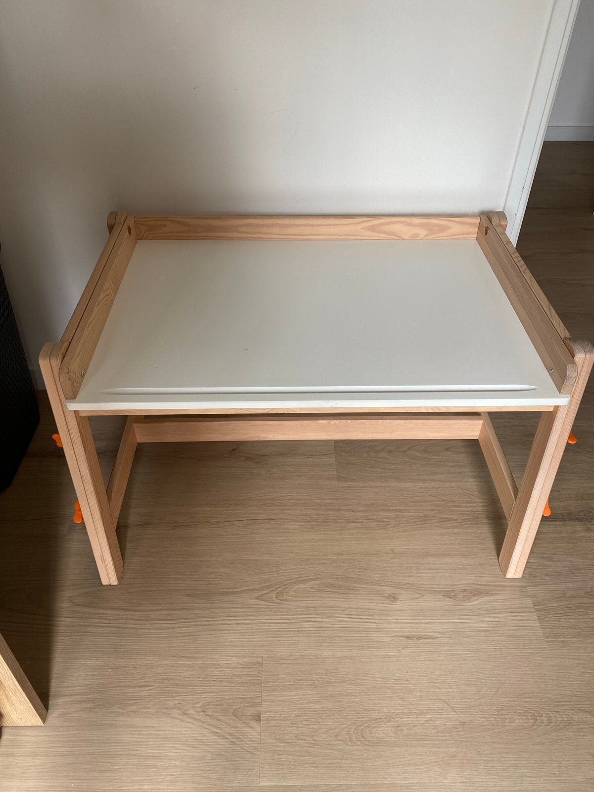 Verstelbare houten kindertafel Ikea Flisat, Ophalen, Gebruikt, Tafel(s)
