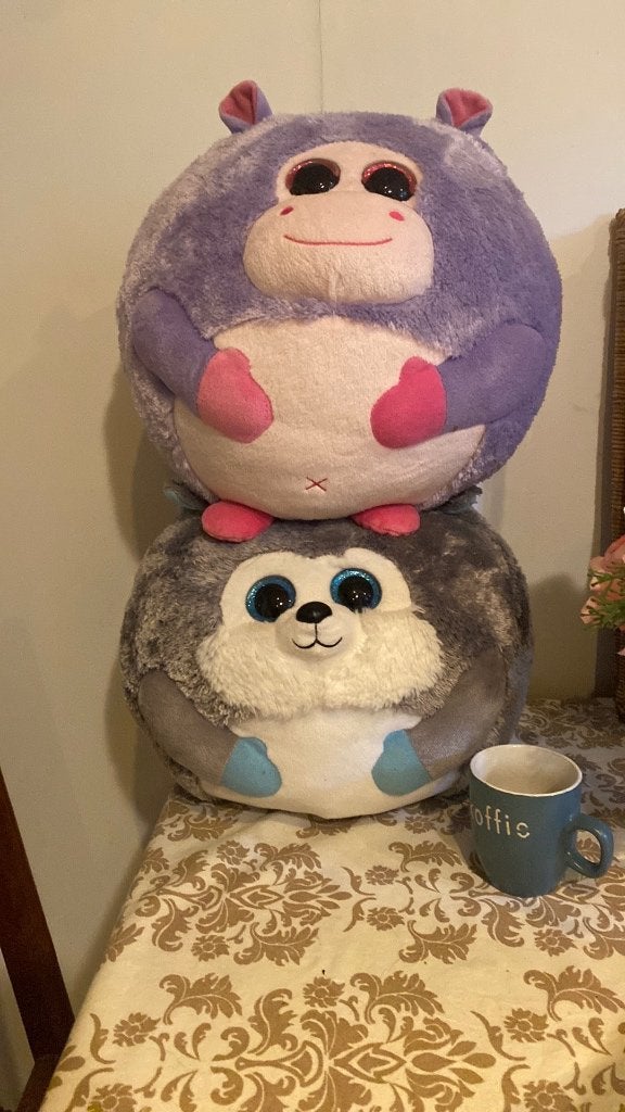 2 super grote TY knuffels, Kinderen en Baby's, Speelgoed | Knuffels en Pluche, Overige karakters, Overige typen, Ophalen of Verzenden