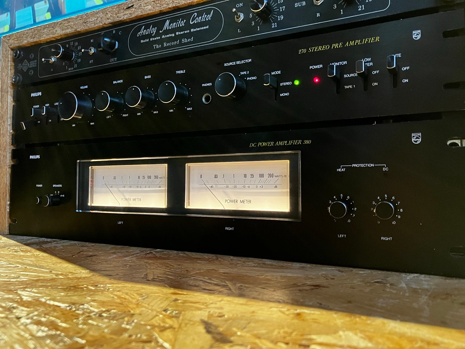 Philips 380 en 270 voorversterker - Goed werkend, Audio, Tv en Foto, Overige merken, Gebruikt, Ophalen of Verzenden, 120 watt of meer