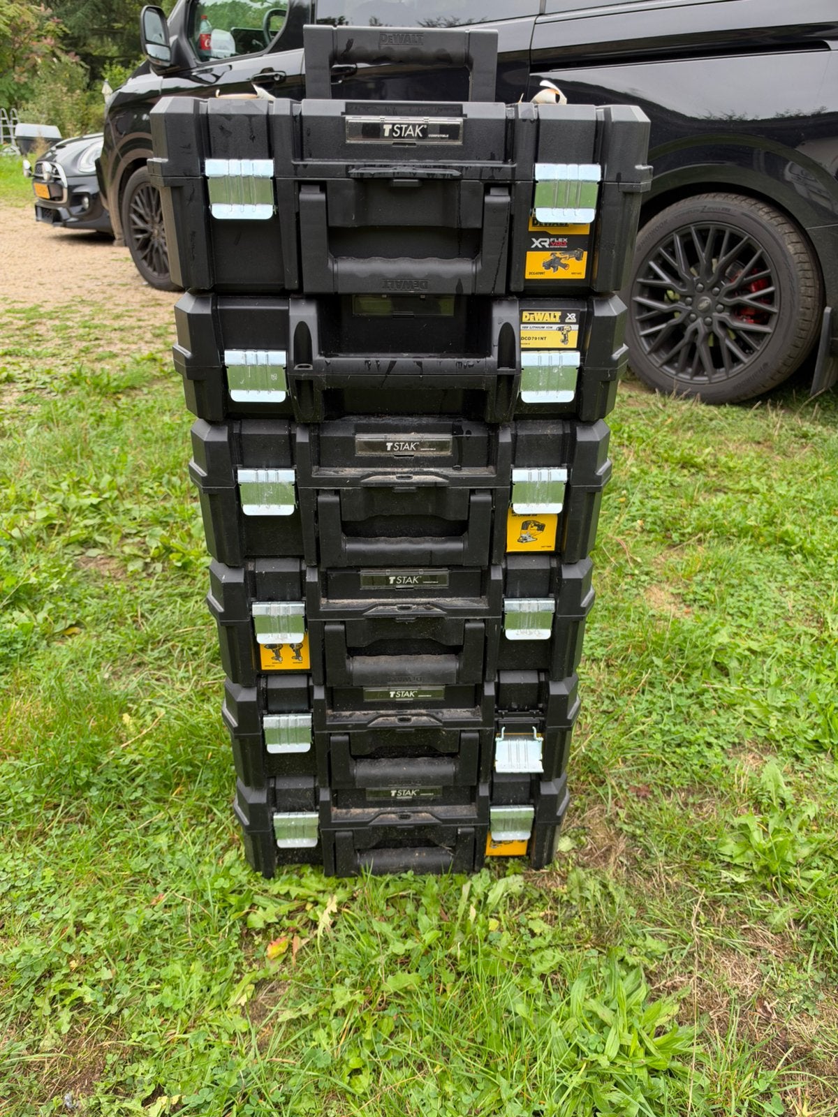 DeWalt TSTAK koffers. Met inleg, Ophalen, Doos, 100 cm of meer, 60 cm of meer