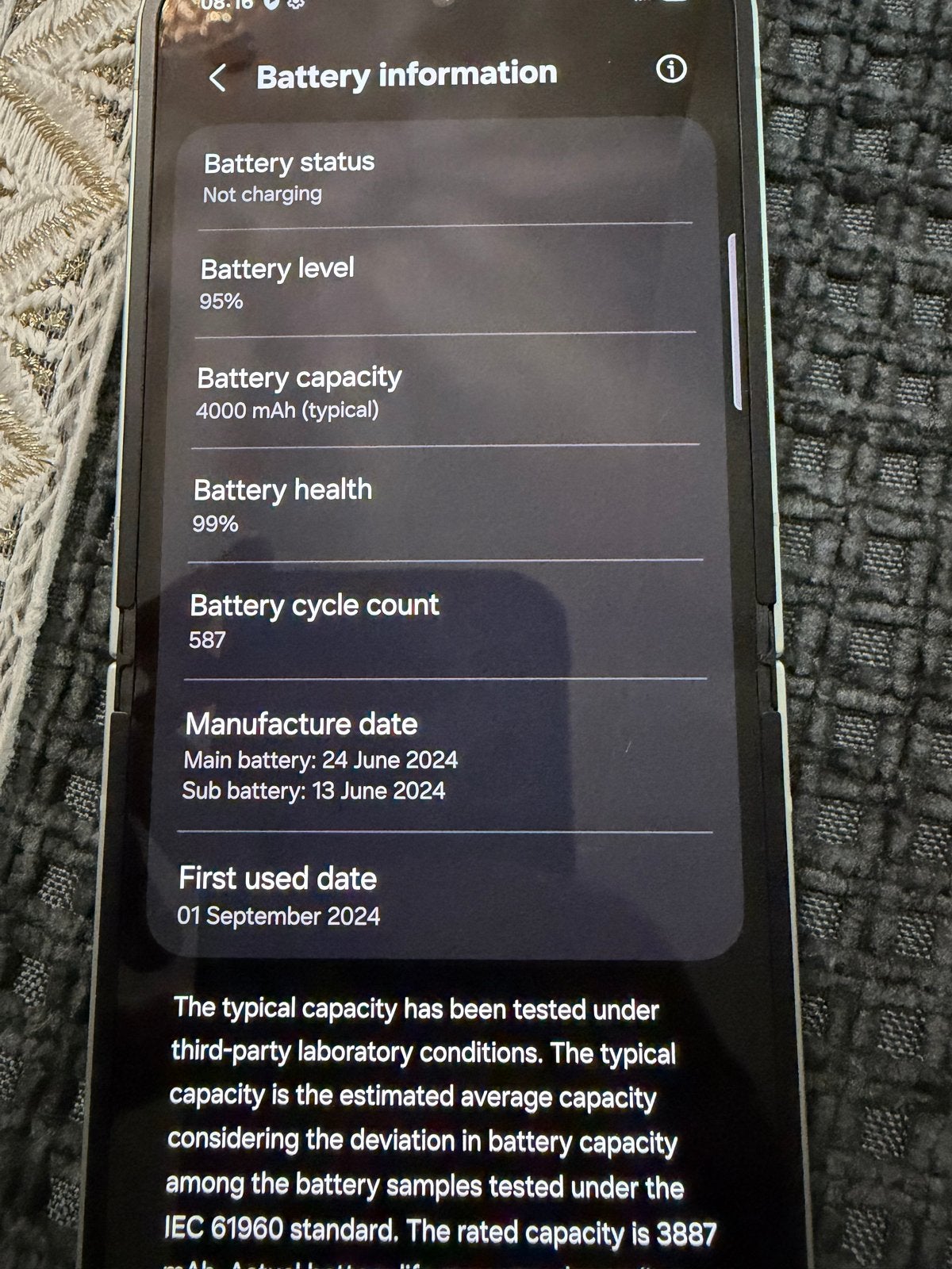 Samsung Flip 6 512 GB - in goede staat, Telecommunicatie, Mobiele telefoons | Overige merken, Gebruikt, Zonder abonnement, Zonder simlock