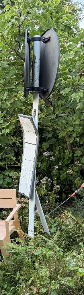 Oud ijzer; zware en grote constructie van staal, Ophalen, Gebruikt, IJzer