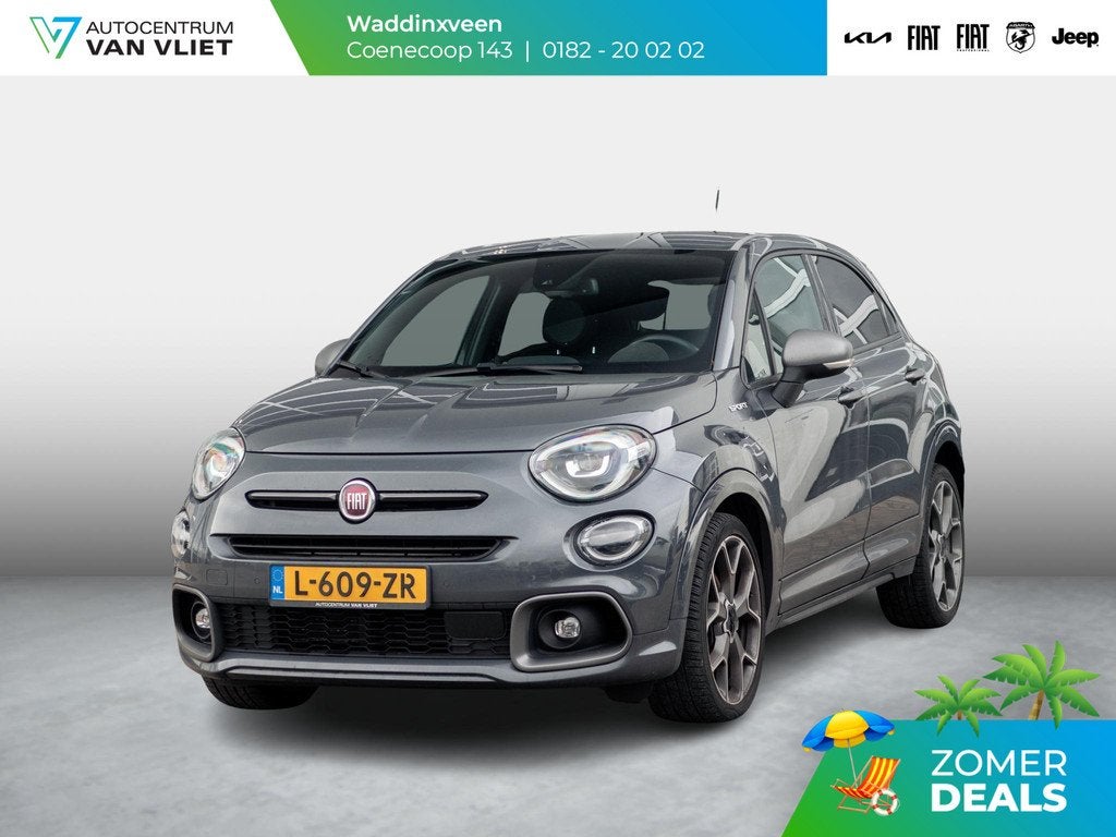 Fiat 500X 1.3 Turbo 150pk Sport Automaat Fiat 500 X 1.3 Turb, 12 maanden, Gebruikt, 4 cilinders, Bedrijf