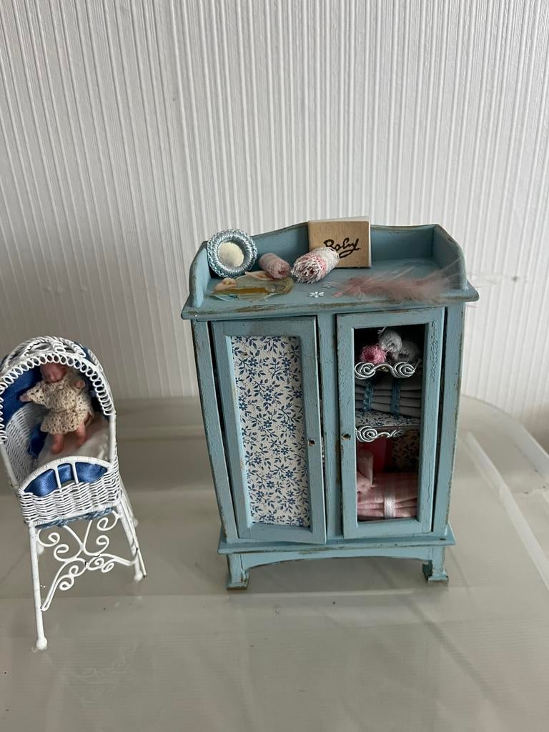 Poppenhuis miniatuur, Ophalen of Verzenden, Poppenhuis