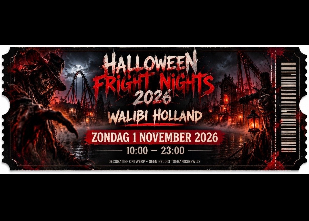 Walibi fright night tickets