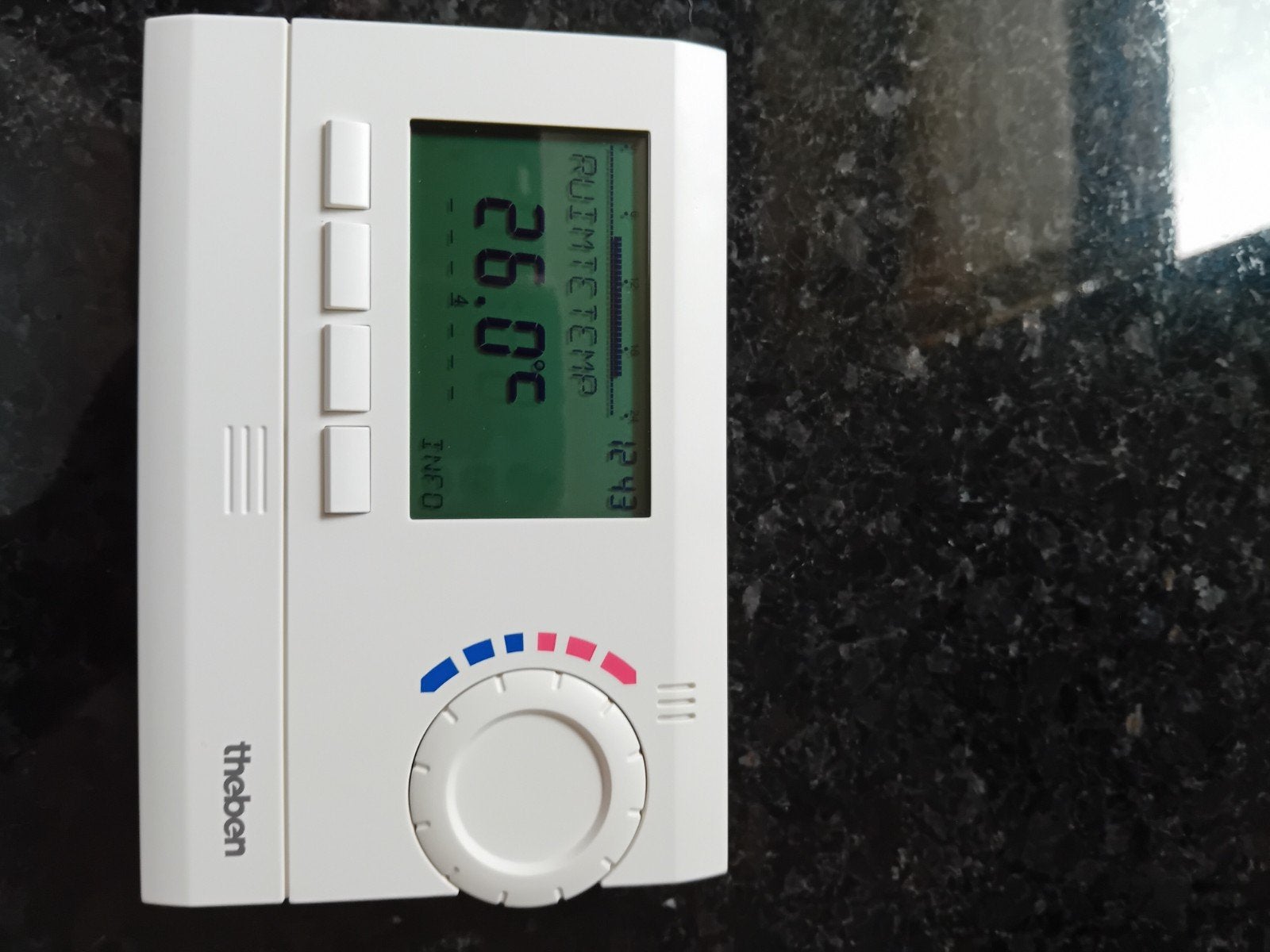 Theben RAMSES 812 top2 thermostaat, Ophalen of Verzenden, Slimme thermostaat, Zo goed als nieuw